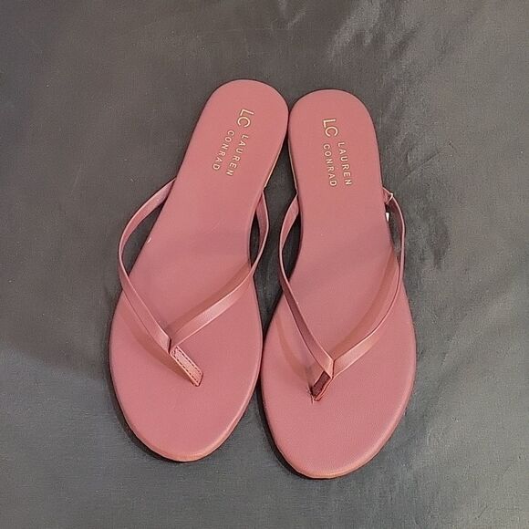 BRAND NEW LC LAUREN CONRAD HONEY WOMEN'S FLIP-FLOP SANDAL - Picture 2 of 12